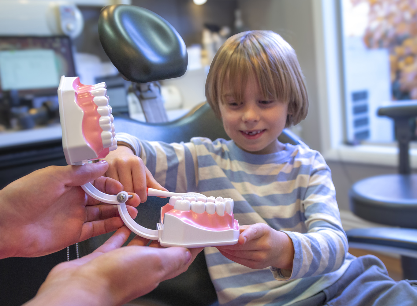 childrens dental cleaning